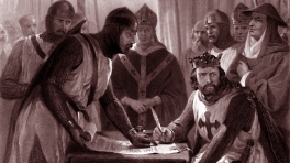 En Inglaterra, Juan Sin Tierra firma la Carta Magna En Inglaterra, Juan Sin Tierra firma la Carta Magna