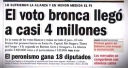 Se realizan los comicios legislativos de 2001: El voto bronca logra porcentajes destacados Se realizan los comicios legislativos de 2001: El voto bronca logra porcentajes destacados