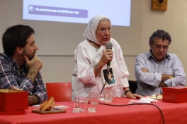 Nora Cortiñas pasó por Paraná en el marco de una jornada cultural por el día de la madre tierra Nora Cortiñas pasó por Paraná en el marco de una jornada cultural por el día de la madre tierra