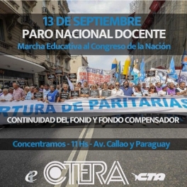 AGMER adhiere y convoca al plan de lucha de CTERA AGMER adhiere y convoca al plan de lucha de CTERA