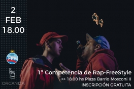 El Frente Entrerriano Federal organiza una competencia de rap en el barrio Mosconi II de Paraná El Frente Entrerriano Federal organiza una competencia de rap en el barrio Mosconi II de Paraná