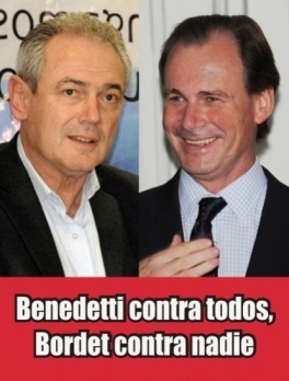Benedetti contra todos, Bordet contra nadie Benedetti contra todos, Bordet contra nadie