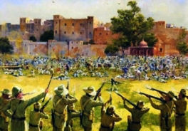 Masacre de Amritsar: tropas británicas ametrallan una multitud de hindúes desarmados