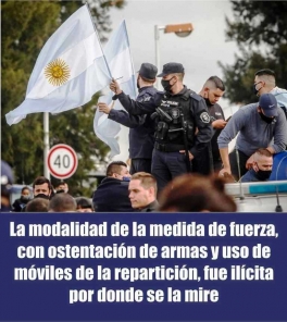 Alberto y la Bonaerense: Coerción armada, réplica racional Alberto y la Bonaerense: Coerción armada, réplica racional