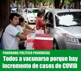 Todos a vacunarse porque hay incremento de casos de COVID 