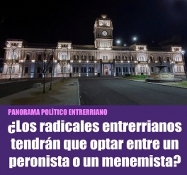 Que no haya un referente de peso de la UCR en lo ms alto de una boleta provincial habilita a un apotegma que se usar en la campaa y que se viralizar a la velocidad de la luz: Los entrerrianos debern elegir entre dos peronistas, una o uno puro y el otro menemista. La referencia alude al candidato del PJ y a Frigerio, este de origen peronista menemista.