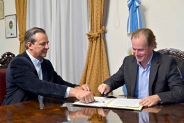 Gustavo Bordet y Adn Bahl pidieron la provincializacin de Salto Grande