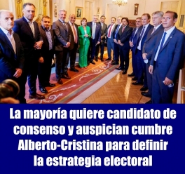 Ya hay 12 gobernadores confirmados para el encuentro del prximo mircoles y podran llegar a ser 15. De los dilogos previos surge una mayora que prefiere que el Frente de Todos tenga un candidato por consenso y se eviten las turbulencias que podran significar las PASO. Reclamarn una reunin de Alberto Fernndez, Cristina Kirchner y Sergio Massa, de la que tambin participen gobernadores y la CGT para terminar de definir la estrategia.