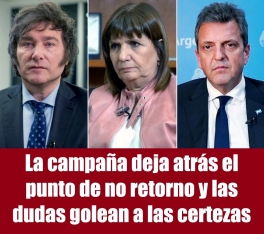 La campaa deja atrs el punto de no retorno y las dudas golean a las certezas