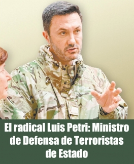 El radical Luis Petri: Ministro de Defensa de Terroristas de Estado