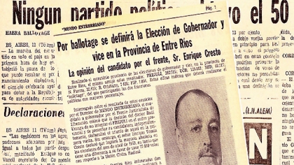 A 44 aÃ±os del triunfo de Enrique TomÃ¡s Cresto en Entre RÃ­os