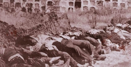 Durante la Guerra Civil EspaÃ±ola se produce la Masacre de Badajoz