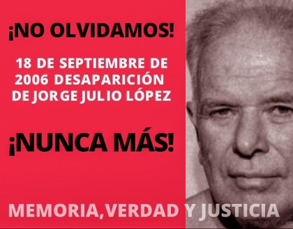 Segunda desaparicin de Jorge Julio Lpez