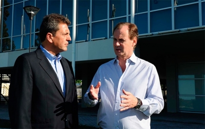 Sergio Massa y Gustavo Bordet se reunieron para avanzar en la construcciÃ³n de una alternativa electoral