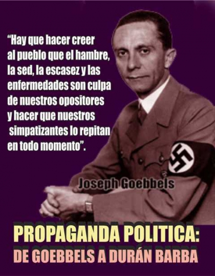 Propaganda macrista: De Goebbels a Durn Barba