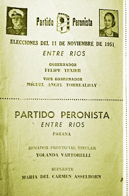 Cuando las mujeres encabezaban las listas del peronismo sin cupo femenino en Entre Ros