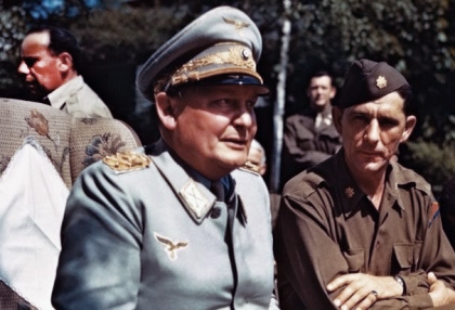 El ejercito yanqui captura al siniestro nazi alemn Hermann Gring