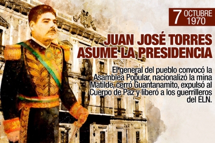 Juan José Torres, ex presidente nacionalista de Bolivia, asesinado por la Triple A