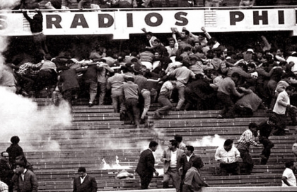 Ms de 300 muertos en el partido que Argentina logr el pasaje a los Juegos Olmpicos de 1964