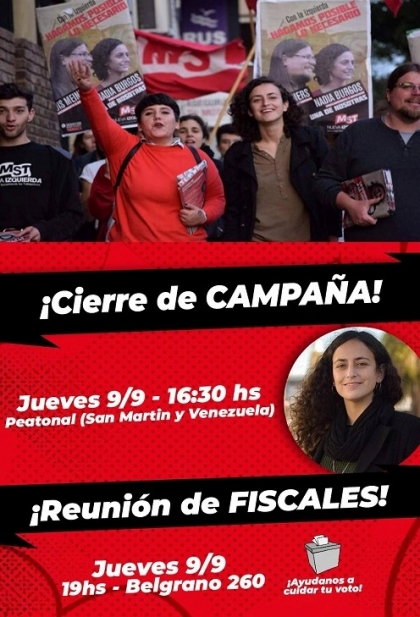 La izquierda cierra su campaa con una volanteada en la peatonal San Martn de Paran