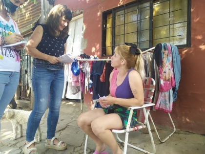 Carolina Gaillard y Martn Oliva cerraron la campaa del FDT con una multitudinaria caminata