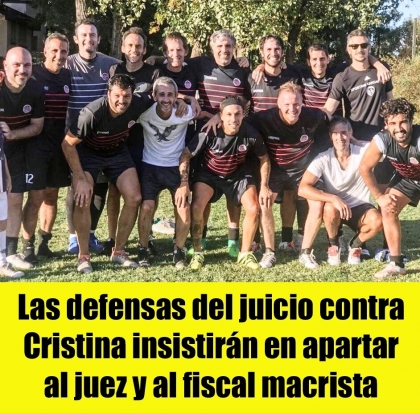 Las defensas del juicio contra Cristina insistirn en apartar al juez y al fiscal macrista