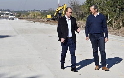 Gustavo Bordet: Hay un gran desarrollo de la obra pblica en toda la provincia