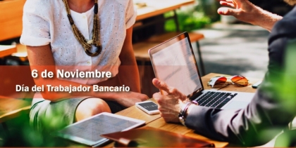 Los trabajadores bancarios celebran su da