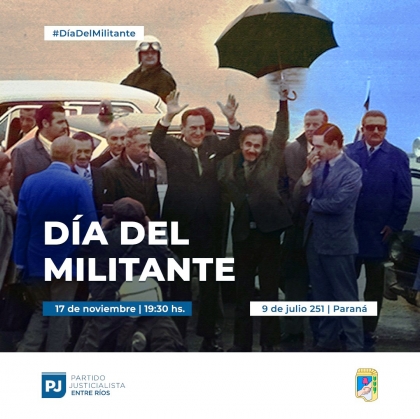 El PJ de Entre Ros convoc para el Da del Militante