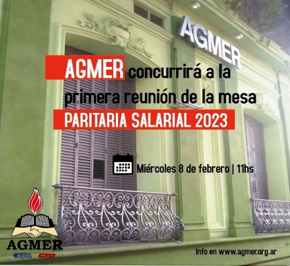 La pauta salarial 2023 necesariamente le tiene que ganar a la inflacin, dicen desde AGMER