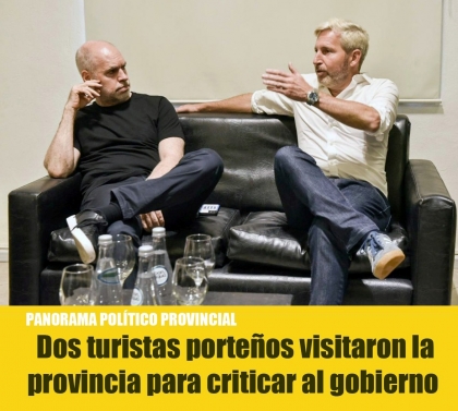 Dos turistas porteos visitaron la provincia para criticar al gobierno de Bordet