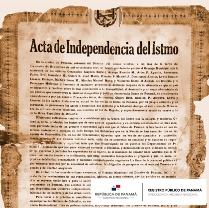 Impulsados por los yanquis, los secesionistas proclaman la República de Panamá
