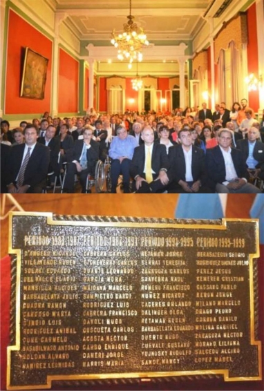 EL Consejo Deliberante de Paraná rindió un homenaje a los concejales del período democrático 1983-2003 EL Consejo Deliberante de Paraná rindió un homenaje a los concejales del período democrático 1983-2003