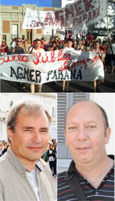 AGMER Paraná se movilizó y pidió al gobierno de Urribarri que “se saque las orejeras y atienda el clamor de los trabajadores” AGMER Paraná se movilizó y pidió al gobierno de Urribarri que “se saque las orejeras y atienda el clamor de los trabajadores”