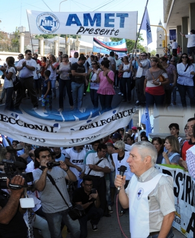 Los docentes técnicos de AMET confirmaron que el acatamiento al paro es “masivo” Los docentes técnicos de AMET confirmaron que el acatamiento al paro es “masivo”