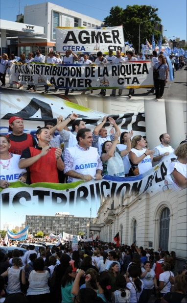 Conflicto docente: Paro masivo en Entre Ríos y amplia movilización en las calles de Paraná Conflicto docente: Paro masivo en Entre Ríos y amplia movilización en las calles de Paraná