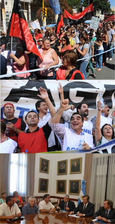 El gobierno de Urribarri mejoró un poquitito la oferta salarial a los docentes El gobierno de Urribarri mejoró un poquitito la oferta salarial a los docentes