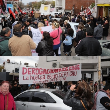 Los docentes paranaenses se movilizaron reclamando recomposición, diálogo y cese de las persecuciones Los docentes paranaenses se movilizaron reclamando recomposición, diálogo y cese de las persecuciones
