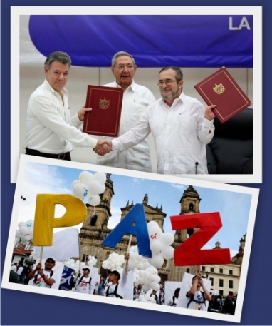 El gobierno de Colombia selló el histórico acuerdo de paz con las Farc