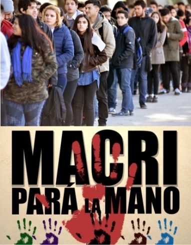 La desocupación que Macri niega pero el Indec delata La desocupación que Macri niega pero el Indec delata
