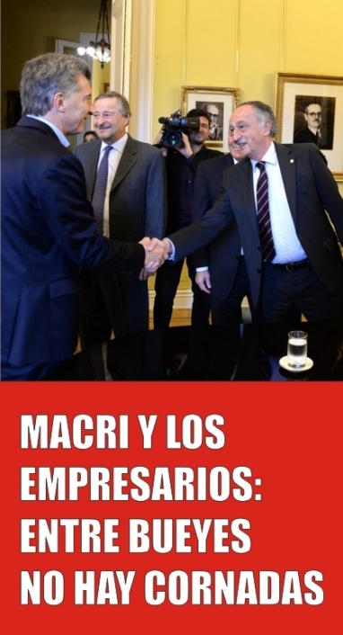 Macri le reclamó a los grandes empresarios que “pisen” las paritarias para contener la inflación Macri le reclamó a los grandes empresarios que “pisen” las paritarias para contener la inflación