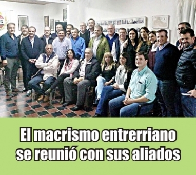 La crisis del gobierno de Macri apuró la conformación de la mesa de Cambiemos Entre Ríos La crisis del gobierno de Macri apuró la conformación de la mesa de Cambiemos Entre Ríos