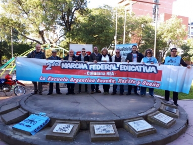 Comenzó este lunes la Marcha Federal Educativa Comenzó este lunes la Marcha Federal Educativa