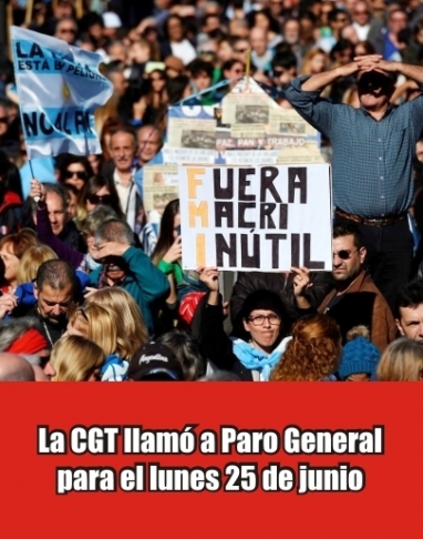 Tras fracasar el diálogo con el Gobierno, la CGT se decidió y convocó a un Paro Nacional Tras fracasar el diálogo con el Gobierno, la CGT se decidió y convocó a un Paro Nacional