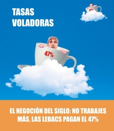 En su desesperación por contener el dólar, el gobierno de Macri llevó las tasas de las Lebac hasta el record del 47% En su desesperación por contener el dólar, el gobierno de Macri llevó las tasas de las Lebac hasta el record del 47%