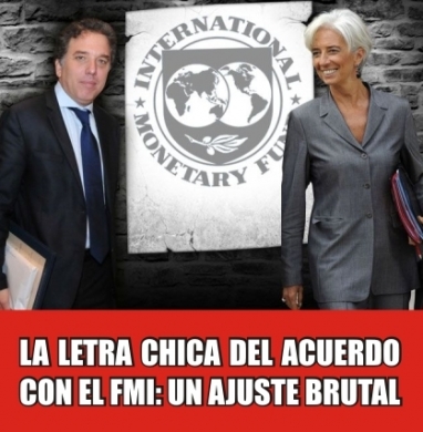 La letra chica del acuerdo entre Macri y el FMI: Techo del 8% a los aumentos salariales, más despidos y tarifazos, entre las nuevas exigencias