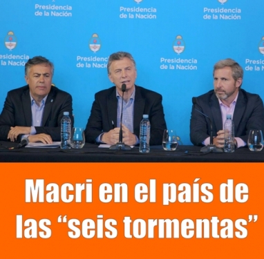 Un nuevo parte meteorológico de Macri Un nuevo parte meteorológico de Macri