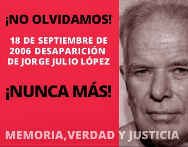 Segunda desaparicin de Jorge Julio Lpez