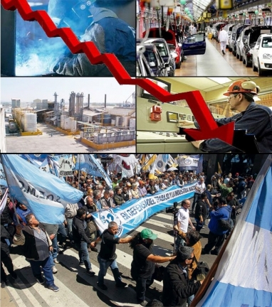 La industria sigue cayendo y lo peor está por venir La industria sigue cayendo y lo peor está por venir