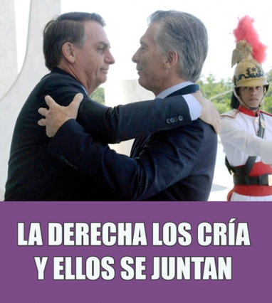Sin proyectos concretos, Macri se juntó con Bolsonaro solo para criticar a Maduro Sin proyectos concretos, Macri se juntó con Bolsonaro solo para criticar a Maduro